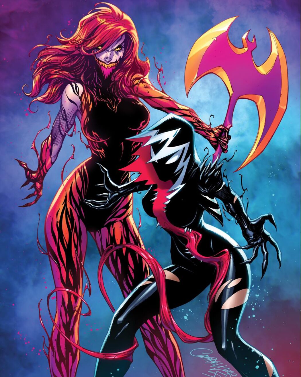 Gwenom vs Carnage! #2 | J. Scott Campbell fan page